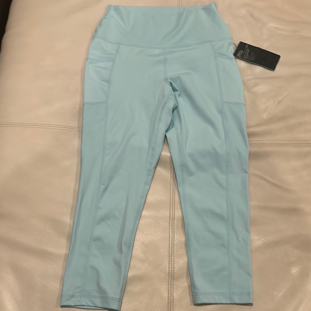 90 Degree By Reflex Sky Blue Leggings